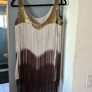 Boston Proper sample sale lovely fringe tunic sz s/m